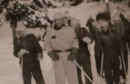 13 tolle alte Fotos - Soldaten Panzertruppe im Schnee - Norwegen Februar 1945