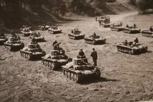 Tolles altes Foto - Panzer I Fahrschule  (14)