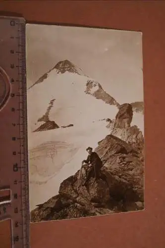 Tolles altes Foto  Bergsteiger ?? am Berg Große Geiger - 1910-20 ??