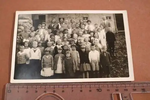 Tolles altes Foto  Schulklasse der Schule Brilon-Wald 20-30er Jahre ?