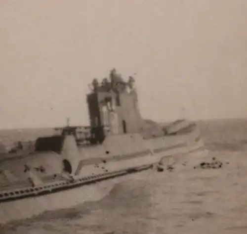 tolles altes Foto - Mir unbekanntes Uboot - U-Boot - Land ?? 
