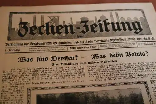 tolle alte Zeitung - Zechen-Zeitung Nummer 18 - 1928 