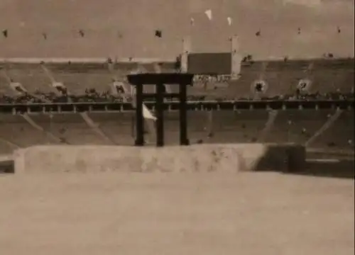 tolles altes Foto - Berlin Olympiastadion 1936 - Olympisches Feuer