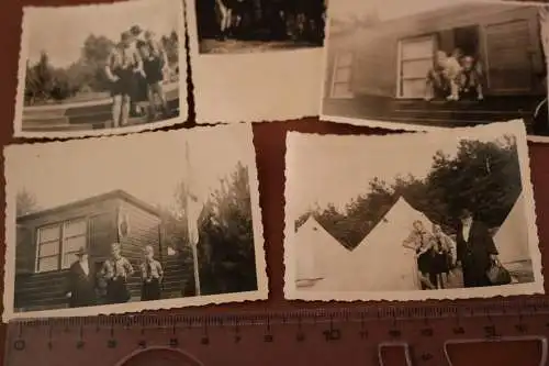 fünf alte Fotos - Pimpfe  Jugend - 30-40er Jahre 