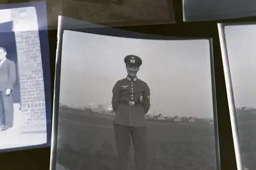 15 alte Negative - Soldaten - Bergmann Uniform ?? - Familie - usw. 30-40er Jahre