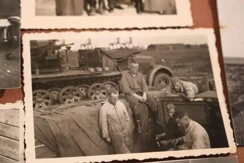 45 tolle alte Fotos - Flakeinheit - SdKfz mit Vierlings-Flak - weisse Tropenhelm