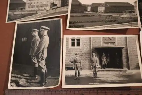 sechs  alte Fotos - Soldaten - Schiessausbildung - Kasernen - Ort ?? 