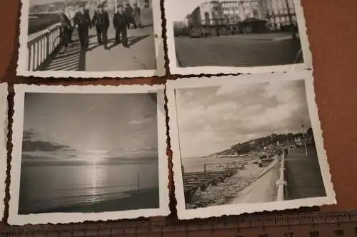 fünf alte Fotos - Matrosen in Le Havre - 40er Jahre