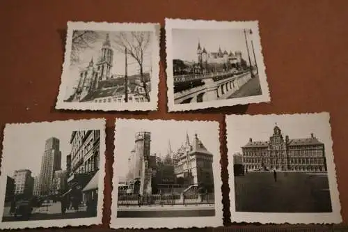 fünf tolle alte Fotos - Antwerpen - 40er Jahre 