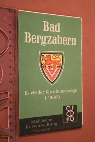 Tolle alte Karte Kurübungswege  Bad Bergzabern - Alter ??