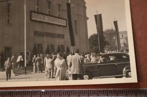 tolles altes Foto - Leipzig ?? Staatstheater - Deutsche Therapiewoche - 50-60er 