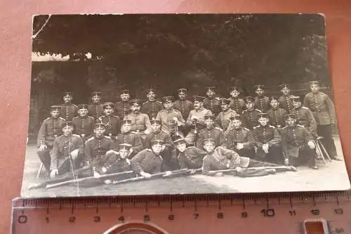 tolles altes Gruppenfoto Soldaten  Umgebung von Hamburg 