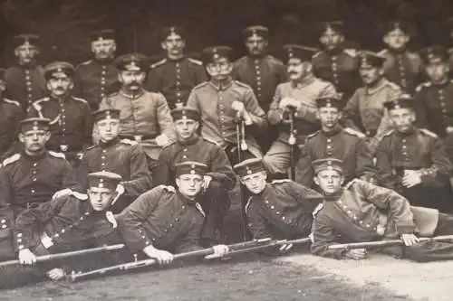 tolles altes Gruppenfoto Soldaten  Umgebung von Hamburg