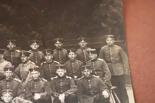 tolles altes Gruppenfoto Soldaten  Umgebung von Hamburg