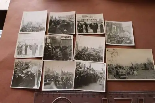 Elf alte Fotos - Mokau - Demonstration beim 40. Jahrestag 1958 ???