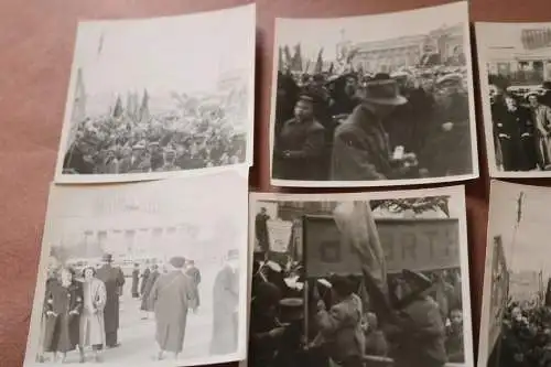 elf alte Fotos - Mokau - Demonstration beim 40. Jahrestag 1958 ???