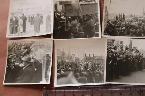 elf alte Fotos - Mokau - Demonstration beim 40. Jahrestag 1958 ???