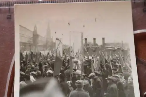 elf alte Fotos - Mokau - Demonstration beim 40. Jahrestag 1958 ???