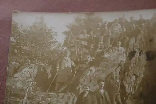 tolles altes Gruppenfoto  Am Silberberg 1928