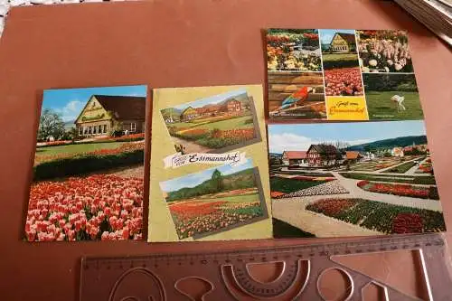 vier tolle alte Karten -  Der Essmannshof  Deckbergen  60-70er Jahre 