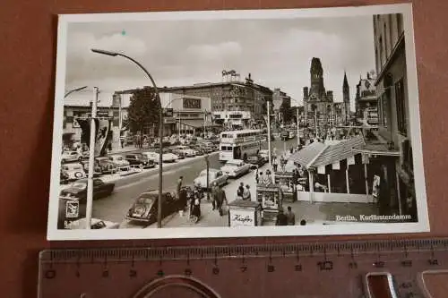 Tolle alte Karte - Berlin  Kurfürstendamm  1956