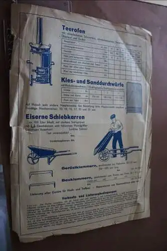 altes Produktblatt - Maschinenbauanstalt - H. Dämmich - Leipzig 30-40er Jahre 
