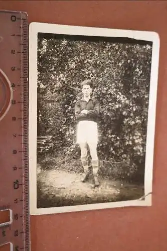 tolles altes Foto junger Mann Fussballspieler VfB 06 -  20-30er  Jahre 