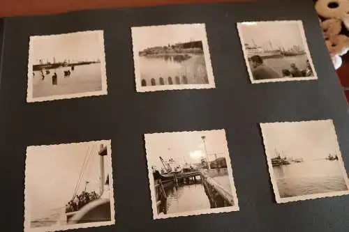 tolles altes Album - 218 Fotos - Familie - 50-80er Jahre - Odtimer Hafen usw.