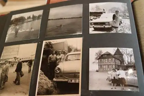 tolles altes Album - 218 Fotos - Familie - 50-80er Jahre - Odtimer Hafen usw.