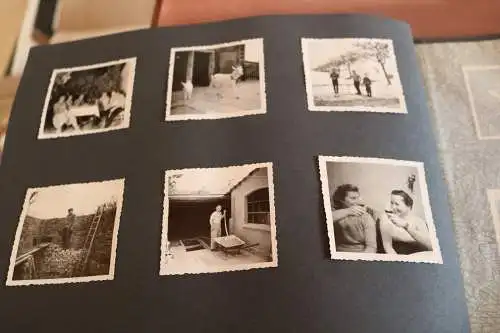 tolles altes Album - 218 Fotos - Familie - 50-80er Jahre - Odtimer Hafen usw.