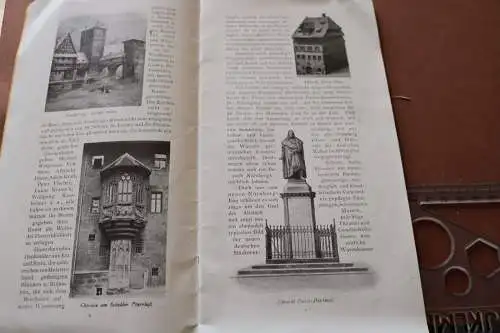 toller alter Reiseführer ? Nürnberg des Deutschen Reiches Schatzkästlein 1910-20