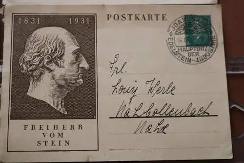 sechs tolle alte Ganzsachen - darunter seltene Brüssel Luftgaupostamt 