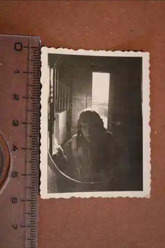 altes Foto - Soldat Luftwaffe  im Flugzeug 