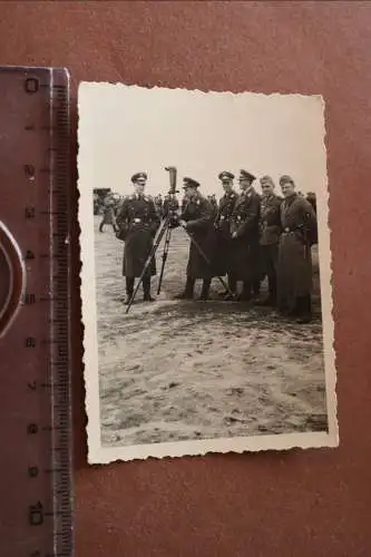 Tolles altes Foto Soldaten Luftwaffe - Ausbildung ? Scherenfernrohr