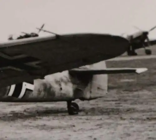 Tolles altes Foto - Flugzeug Me 109 Messerschmitt mit Pilot