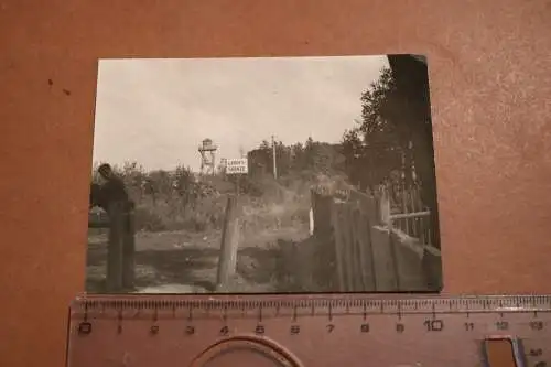 tolles altes Foto  DDR  Landesgrenze Tschechien