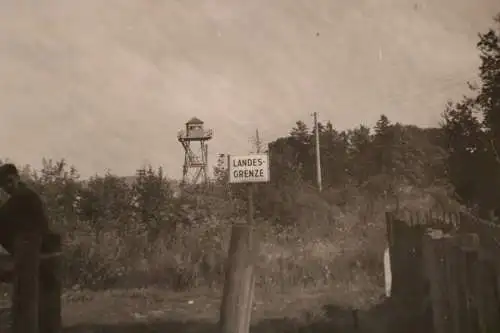 tolles altes Foto  DDR  Landesgrenze Tschechien 