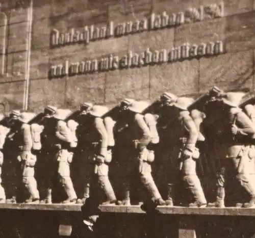 tolles altes Foto - Hamburg, Ehrenmal des Infanterie Regiments 76