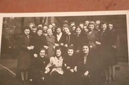 tolles altes Gruppenfoto Mädels - höhere Handelsschule Breslau 1943