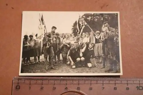 tolles altes Foto .- Pfadfinder - Bremen gegen Syke - 1930 