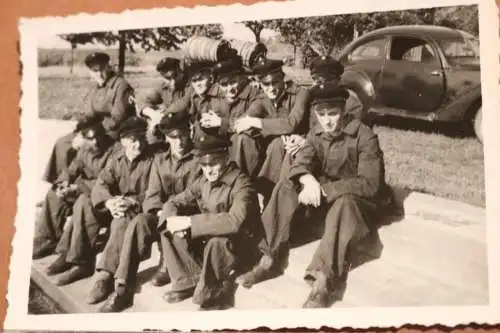 zwei alte Fotos - Freiwillige Feuerwehr ??? Altenburg - Oldtimer - 50er Jahre ?