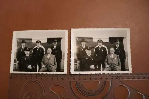 zwei alte Fotos - ältere Herren - Verein ?  Veteranen ?? 