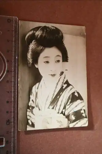 tolles altes Foto - Portrait einer Geisha Junji Nagai  - 1920-30 ??