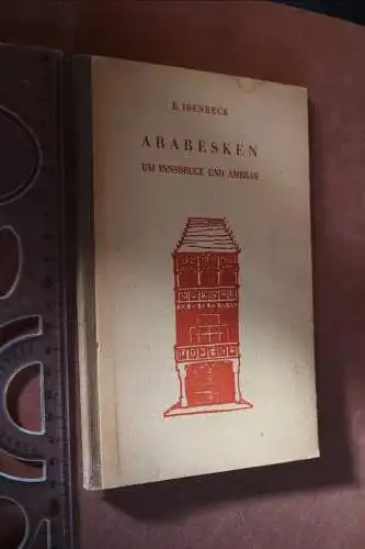 tolles altes Buch E. Isenbeck - Arabesken 1945 mit Rechnung von 1947 