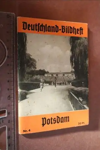 tolles altes Deutschland-Bildheft Potsdam Nr. 4 - Postkarten noch enthalten