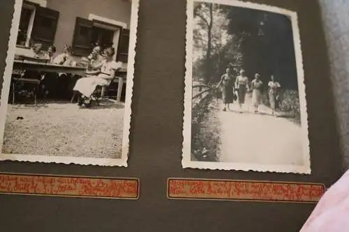 zwei tolle alte Alben - 84 Fotos - Familie, Strand, Berge, Luftschiff , Zeppelin