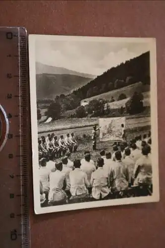 tolles altes Foto - Kleinbildserie ?  Soldaten Ausbilder  Europakarte 