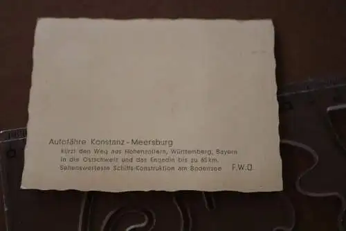tolles altes Foto - Kleinbildserie - Autofähre Konstanz-Meersburg 