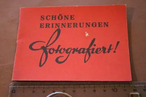 kleines Fotoalbum vier Seiten unbenutzt - Adox -  Gelnhausen - Alter ?