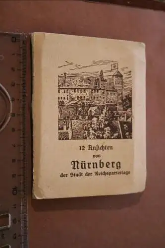 tolle alte Kleinbildserie - 12 Ansichten der Stadt Nürnberg 30-40er Jahre 